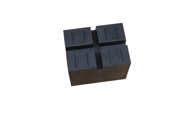Cross-Slotted Jack Rubber Pad